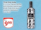 Vodka von Three Sixty im aktuellen GLOBUS Prospekt