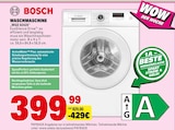 WASCHMASCHINE im Angebot bei Marktkauf in Ludwigsburg WASCHMASCHINE Angebote von BOSCH bei Marktkauf Ludwigsburg für 399,99 €
