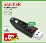 USB-STICK ULTRA im Angebot bei Marktkauf in Esslingen USB-STICK ULTRA Angebote von SanDisk bei Marktkauf Esslingen für 6,99 €