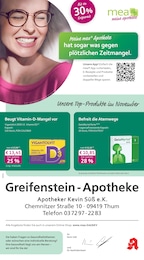 Aktueller mea - meine apotheke Apotheken Prospekt für Ehrenfriedersdorf: Unsere Oktober-Angebote mit 4} Seiten, 01.10.2026 - 31.10.2026