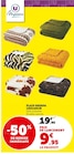 Plaid Sherpa 130X160 cm - U Maison en promo chez Hyper U Draguignan à 9,95 €