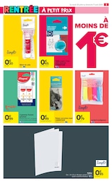 Promos Cahier dans le catalogue "LA RENTRÉE À PETIT PRIX" de Carrefour Market à la page 3 Promos Cahier dans le catalogue "LA RENTRÉE À PETIT PRIX" de Carrefour Market à la page 3