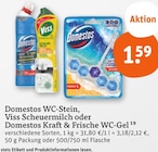 WC-Stein im tegut Prospekt WC-Stein von Domestos im aktuellen tegut Prospekt für 1,59 €