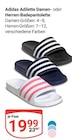 Adilette Damen-Badepantoletten oder Herren-Badepantolette Angebote bei GLOBUS Wiesbaden für 19,99 €