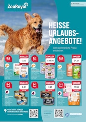 Tierfutter im ZooRoyal Prospekt in Ratingen Aktueller ZooRoyal Prospekt mit Tierfutter, "HEISSE URLAUBSANGEBOTE!", Seite 1