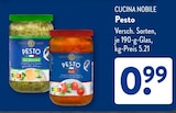 Pesto alla Genovese von CUCINA NOBILE für 0,99 € bei ALDI SÜD im Angebot Pesto alla Genovese von CUCINA NOBILE im aktuellen ALDI SÜD Prospekt