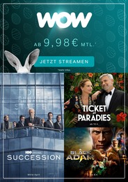 WOW Prospekt: "WOW ab 9,98 € monatlich", 1 Seite, 01.04.2023 - 09.04.2023
