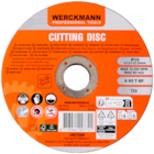 Disques à meuler Werckmann en promo à 2,99 € chez Action Disques à meuler Werckmann dans le catalogue Action