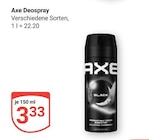 Deospray von Axe im aktuellen GLOBUS Prospekt