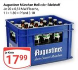 München Hell Angebote von Augustiner bei GLOBUS Bochum für 17,99 €