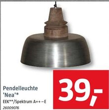 Pendelleuchte 'Nea' bei BAUHAUS in Norderstedt Pendelleuchte 'Nea' im Angebot bei BAUHAUS Norderstedt für 39,00 €