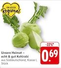 EDEKA Sternenfels - Unsere Heimat – echt & gut Kohlrabi Angebot im Prospekt Unsere Heimat – echt & gut Kohlrabi bei EDEKA im Sternenfels Prospekt für 0,69 €