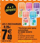 (1) Recharge pour spray automatique - AT HOME SCENTS en promo chez Cora Marcq-en-Barœul à 7,40 €