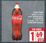 Coca-Cola von Coca-Cola für 1,69 € bei EDEKA im Angebot Coca-Cola von Coca-Cola im aktuellen EDEKA Prospekt
