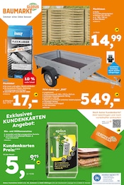 Flechtzaun Angebote im Prospekt "Immer eine Idee besser" von Globus-Baumarkt auf Seite 22