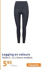 Legging en velours en promo chez Action Issy-les-Moulineaux à 5,95 €