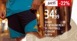 Short d'entraînement de football Espagne Adulte - Adidas - Intersport à Rueil-Malmaison Short d'entraînement de football Espagne Adulte - Adidas en promo chez Intersport Rueil-Malmaison à 34,99 €