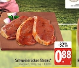 Schweinerücken Steaks im EDEKA Prospekt Schweinerücken Steaks im aktuellen EDEKA Prospekt für 0,88 €