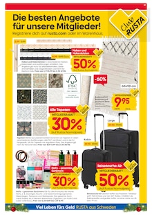 Reisetasche im Rusta Prospekt "Willkommen zu Hause in Schweden!" mit 18 Seiten (Essen)