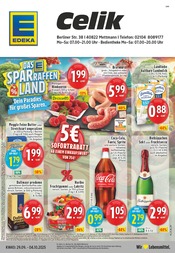 Aktueller EDEKA Prospekt mit Bratwurst, "Aktuelle Angebote", Seite 1