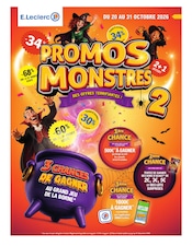 Prospectus Supermarchés E.Leclerc en cours à Tesson et alentours, "PROMOS MONSTRES", 60 pages, 20/10/2026 - 31/10/2026 Catalogue Supermarchés E.Leclerc en cours à Tesson et alentours, "PROMOS MONSTRES", 60 pages, 20/10/2026 - 31/10/2026