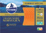 Saumon fumé Grand Nord Norvégien - PETIT NAVIRE en promo chez Intermarché Super Saumon fumé Grand Nord Norvégien - PETIT NAVIRE dans le catalogue Intermarché Super