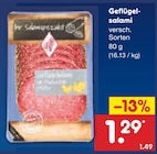 Netto Marken-Discount Gommern - Geflügelsalami Angebot im Prospekt Geflügelsalami bei Netto Marken-Discount im Gommern Prospekt für 1,29 €