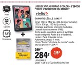 Liseuse Inkpad 3 Color + Ebook 'Toute l'infortune du monde' - VIVLIO en promo à 284,00 € chez E.Leclerc Liseuse Inkpad 3 Color + Ebook 'Toute l'infortune du monde' - VIVLIO dans le catalogue E.Leclerc