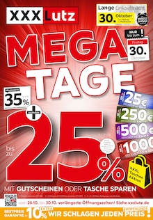 Aktueller XXXLutz Ottersberg Prospekt XXXLutz Ottersberg Prospekt "MEGA-TAGE" mit 4 Seiten