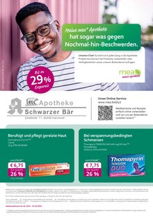 mea - meine apotheke Hannover Prospekt der aktuellen Woche, gültig von 01.05.2023 bis 31.05.2023 Aktueller mea - meine apotheke Hannover Prospekt "Unsere Mai-Angebote" mit 4 Seiten