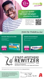 mea - meine apotheke Apotheken Prospekt der aktuellen Woche mit 4 Seiten, gültig von 01.06.2026 bis 30.06.2026, in Eschlkam und Umgebung Aktueller mea - meine apotheke Apotheken Prospekt in Eschlkam und Umgebung, "Unsere Juni-Angebote" mit 4 Seiten, 01.06.2026 - 30.06.2026
