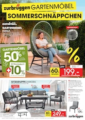 Zurbrüggen Möbel & Einrichtung Prospekt der aktuellen Woche mit 8 Seiten, gültig von 29.06.2026 bis 19.07.2026, in Schermbeck und Umgebung Aktueller Zurbrüggen Möbel & Einrichtung Prospekt in Schermbeck und Umgebung, "GARTENMÖBEL SOMMERSCHNÄPPCHEN" mit 8 Seiten, 29.06.2026 - 19.07.2026