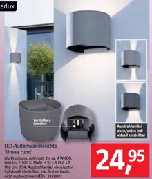 BAUHAUS Pocking - LED-Außenwandleuchte 'Umea rund' LED-Außenwandleuchte 'Umea rund' Angebot bei BAUHAUS Pocking im Prospekt Handzettel KW 09