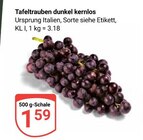 Tafeltrauben dunkel kernlos im Angebot bei GLOBUS in Wiesbaden Tafeltrauben dunkel kernlos Angebote bei GLOBUS Wiesbaden für 1,59 €