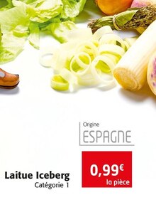 Colruyt Amnéville - Laitue Iceberg Promo Laitue Iceberg dans le catalogue Colruyt "Tout simplement l'essentiel" à Amnéville