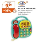 TELEFON MIT SOUND Angebote von Toy Place bei Müller Eisenach für 9,99 €