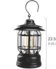 Lampe de camping rechargeable USB 11,5x17,8cm dans le catalogue Maxi Bazar