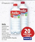 natürliches Mineralwasser von Hella für 0,85 € bei E center im Angebot natürliches Mineralwasser von Hella im aktuellen E center Prospekt