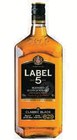Blended Scotch Whisky 40° - Label 5 en promo chez Super U Istres à 16,50 €