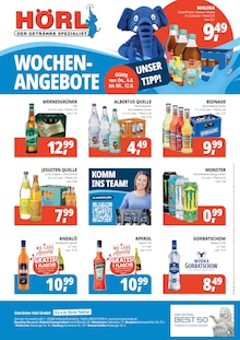 Getränke Hörl Prospekt der KW 32 "HÖRL. DER GETRÄNKE SPEZIALIST" Aktueller Getränke Hörl Prospekt "HÖRL. DER GETRÄNKE SPEZIALIST" Seite 2 von 4 Seiten