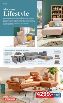Couch im Segmüller Prospekt "Wohndesign - Inspirierende Ideen für ihr Zuhause" mit 20 Seiten (Heilbronn)