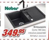 Einbauspüle Corto 780-Set Angebote von Naber bei Möbel AS Weinheim für 349,95 €