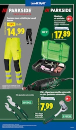 Prix et réduction Pantalon De Travail dans le prospectus Lidl en cours Offre Pantalon De Travail dans le catalogue Lidl du moment à la page 61