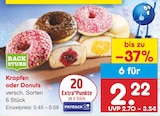 Krapfen oder Donuts bei Netto Marken-Discount im Prospekt "" für 2,22 €