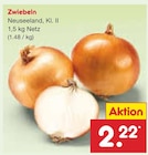 Netto Marken-Discount Gerstungen - Zwiebeln Angebot im Prospekt Zwiebeln bei Netto Marken-Discount im Gerstungen Prospekt für 2,22 €