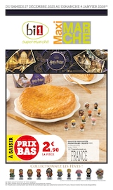 Prospectus Supermarchés Bi1 en cours à Friolais et alentours, "bi1 supermarché Maxi MARCHÉ", 14 pages, 27/12/2025 - 31/12/2025 Catalogue Supermarchés Bi1 en cours à Friolais et alentours, "bi1 supermarché Maxi MARCHÉ", 14 pages, 27/12/2025 - 31/12/2025