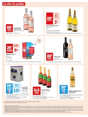 Promos Vin dans le catalogue "Encore + d'économies sur vos courses du quotidien" de Auchan Hypermarché à la page 12