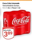 Aktuelle Coca Cola Angebote bei GLOBUS in Oberursel (Taunus) Aktuelles Limonade Angebot bei GLOBUS in Oberursel (Taunus) ab 3,89 €