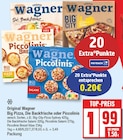 Original Wagner Big Pizza, Die Backfrische oder Piccolinis von Wagner im aktuellen EDEKA Prospekt