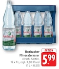 Mineralwasser Angebote von Rosbacher bei EDEKA Mannheim für 5,99 €